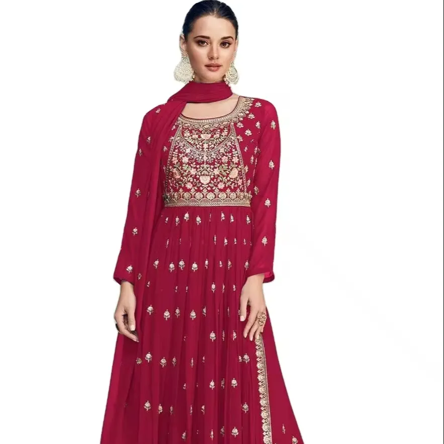 Indian Dress Heavy net Anarkali Salwar Kameez For Women in Wedding and Traditional Function Dresses