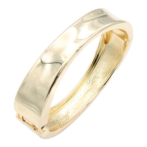 Braccialetti di moda a cerniera placcati in oro elegante Design Bangle per le donne - Product Image 2