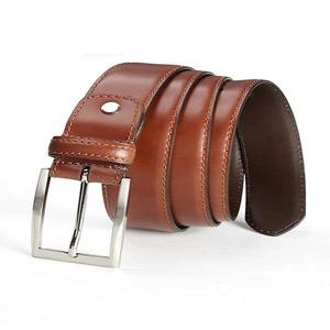 Cinturón de Cuero para Hombre al por Mayor con Hebilla de Aleación Resistente, Correa Ajustable Duradera para Jeans Casuales, Uniformes de Negocios - Product Image 3