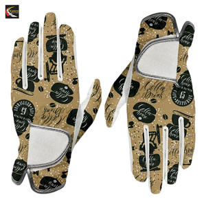 Guantes de Golf Unisex de Piel de Cabretta al por Mayor, Transpirables, Suaves, de Alta Elasticidad, para Mano Derecha e Izquierda, para Deportes - Product Image 1