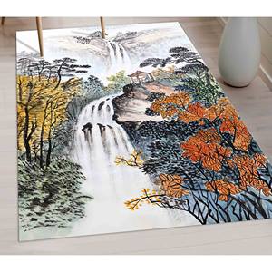 Alfombra con Diseño de Cascada: Vista Otoñal en 3D, Alfombra Antideslizante, Alfombra Suave No Tejida - Product Image 3