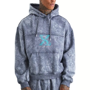 Ensemble survêtement en coton et polyester pour homme, sweat-shirt à capuche et pantalon de jogging, streetwear, tenue active, sweat-shirt à capuche unisexe, ensemble survêtement en coton - Product Image 4