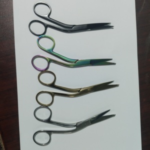 Tijeras de vendaje de acero y Metal para enfermera, herramienta de vendaje quirúrgico con hoja recta y acabado de espejo, de primera calidad, Knowles - Product Image 5