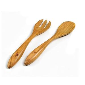 Ensemble d'ustensiles de cuisine, meilleures ventes, couverts de cuisine, mélange de salade en bois Durable, fourchette et cuillère à dîner, article à salade à Long manche - Product Image 6