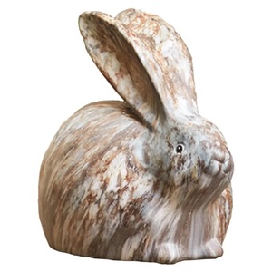 Escultura de Conejo Sólida, Juego Portátil de 2 Estatuas de Conejo para Decoración de Pascua, Adornos a Precio Económico - Product Image 2