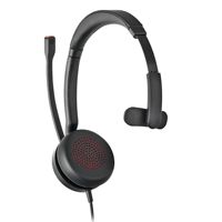 Harga Grosir Pabrik Headset Monaural Call Center Profesional QD ke USB Peredam Kebisingan untuk Kantor