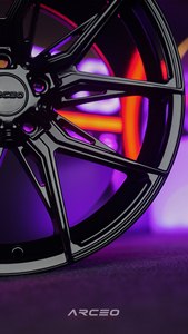 Arceo Berlin ล้ออัลลอยขนาด20นิ้วสีดำ30-35-40mm ออฟเซ็ตดีไซน์เว้า5x108-5x112-5x114.3 9.0J 10.0J - Product Image 4