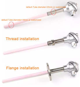 Thermocouple de type B R K S, capteur de température industrielle haute température, platine rhodium 1800c, pour utilisation dans les fours de traitement thermique - Product Image 5