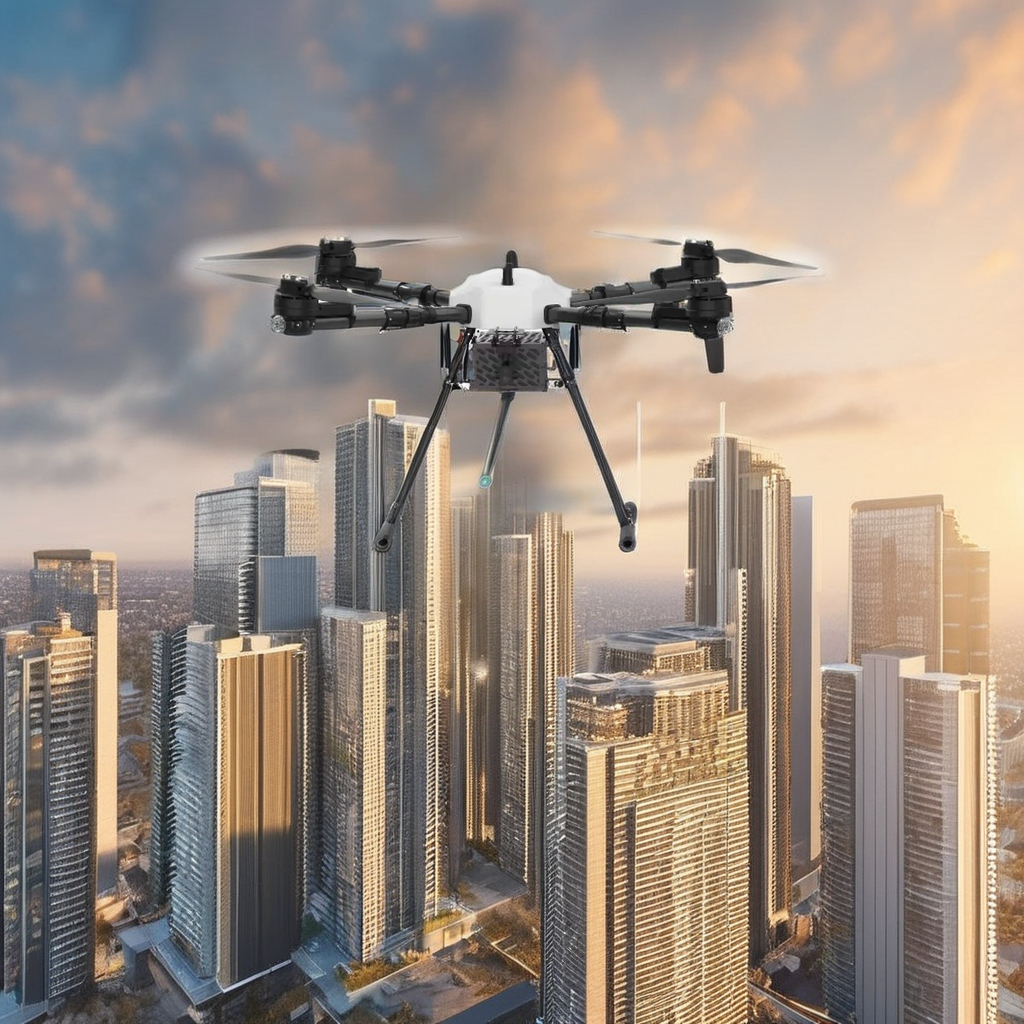Easyfly Commercial Cleaning Unmanned Aerial Vehicles Drone for Power Washing Solar Panels and Windows with Long Operation