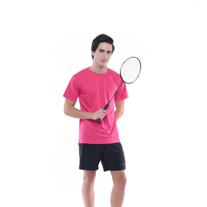 T-shirt unisexe Ultifresh en polyester tissé à manches courtes et col rond, uni, décontracté, doux, respirant, imprimé à l'écran, brodé - Product Image 1