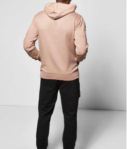 Fabricant de sweat à capuche personnalisé de broderie de détresse à la mode sweats à capuche en coton épais sweats à capuche en éponge française - Product Image 5