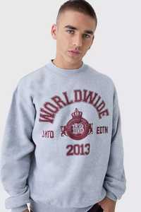 เสื้อสเวตเชิ้ตปักลายกรดสำหรับผู้ชายไซส์ใหญ่พิเศษเสื้อสเวตเชิ้ตซักและเสื้อมีฮู้ดออกแบบได้ตามที่ต้องการ - Product Image 4