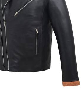 Winter <b>Biker</b> Style Fur Leather <b>Jacket</b> Premium Quality Genuine Leather Zipper Closure Top Customizable Wholesale Leather <b>Jacket</b> - Product Image 3