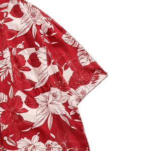 Wholesale Custom Printed 100% Polyester Cotton Hawaiian Men's <b>Summer</b> <b>Shirts</b> Casual Long Sleeves Terry/Button Style Twill Fabric - Product Image 3