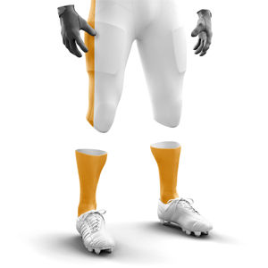 Maillot de football américain Uniforme hommes pratique casque coussinets gazon discipline forte drive joueur rallye état d'esprit match prêt - Product Image 3