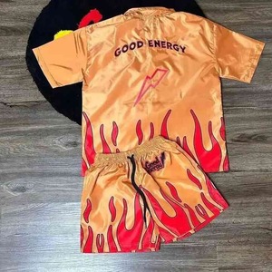 Ensemble short et chemise DCY pour homme, ensemble veste et short coupe-vent 2 pièces pour homme, survêtement en nylon personnalisé avec logo - Product Image 2