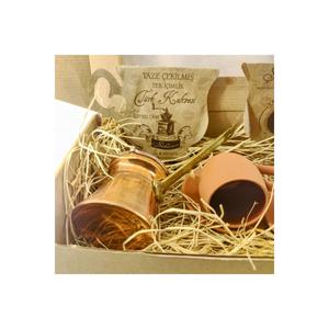Scatola regalo con caffettiera in rame - Product Image 3