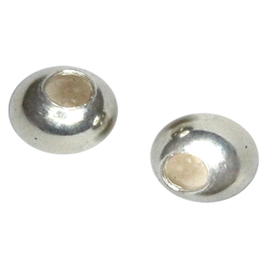 Manufacturer Supplier Best Quality 12mm Sterling <b>Silver</b> <b>Plain</b> Beads for Jewellery Making High Jewelry Findings Components - Product Image 1