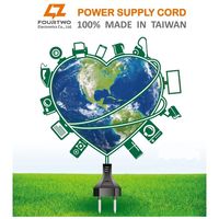 Cordon d'alimentation avec prise de Type G sans fusible