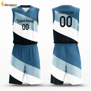 Camiseta de baloncesto de hombre de secado rápido sublimación de poliéster en blanco al por mayor personalizada - Product Image 4