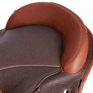 Almohadillas para SILLÍN de caballo de cuero genuino asequibles y sillines de carreras occidentales Suministros para montar a caballo de alta calidad con Forro cálido - Product Image 3