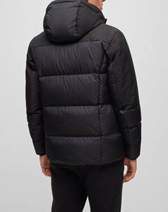 Veste d'hiver personnalisée de haute qualité avec logo personnalisé OEM pour homme, veste matelassée à bulles avec poches, fermeture éclair - Product Image 6