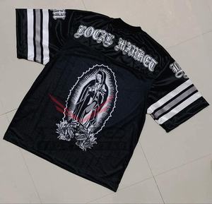 เสื้อเจอร์ซีย์ทีมฟุตบอลอเมริกันแขนสั้นระบายอากาศได้ดีพิมพ์ลายถ่ายเทความร้อน2026โลโก้ออกแบบได้ตามต้องการ - Product Image 2