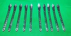 Placas ortopédicas veterinarias medial distal para tibia 3,5mm Juego de 10 piezas (L5/R5) SS - Product Image 5