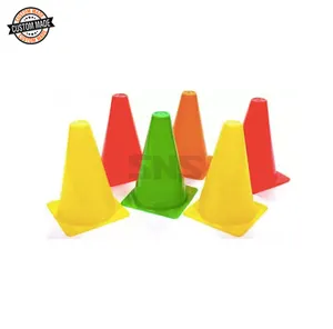 Customized Logo High Durability and Wear Resistance PE Plastic 4" Mini Marker Cones for Football Fields & School Playgrounds