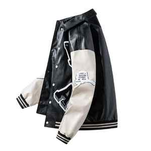 2025 Diseño personalizado Chaquetas Varsity Letterman más vendidas Stewart & Strauss Sudadera con capucha original y cuero XXS a 6XL, Chaquetas originales - Product Image 4