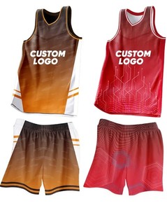 Conjuntos de Uniformes de Baloncesto Personalizados para Adultos, Transpirables, Anti-UV, de Secado Rápido, Talla Grande, Jersey 100% Poliéster, Antibacteriano, Unisex - Product Image 6