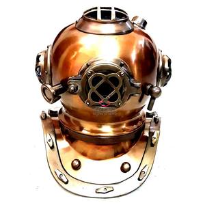 Casco de buceo para buzos de latón marino coleccionable, casco de buceo náutico de aguas profundas HECHO DE Metal con acabado de buceo - Product Image 1