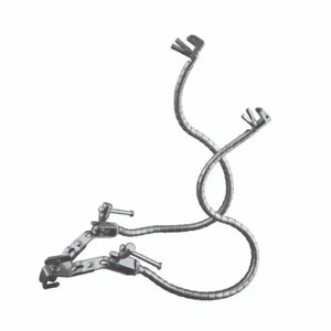 Ensemble complet de rétracteurs cérébraux Leyla pour la neurochirurgie, bras flexibles en acier inoxydable, instruments chirurgicaux de base Yasargil - Product Image 1