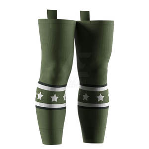 Chaussettes de sport longues pour hommes de luxe, en polyester, respirantes, protectrices, design pour équipes sportives et chaussettes intérieures pour hockey sur gazon - Product Image 3