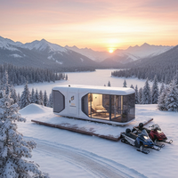 Maison modulaire préfabriquée moderne pour une vie modernisée