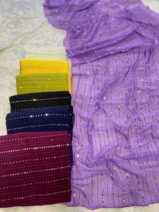 Boutique indienne Élégant Fantaisie saree Doux Georgette Tissu Exclusif sari Blouse Fantaisie Vêtements Ethniques Dernière Blouse À La Mode - Product Image 6