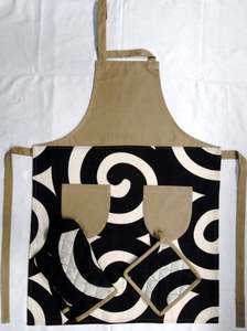 Fabricant indien Tabliers de cuisine pour unisexe en coton 100% et poly lit toute vente coût fabrication en vrac à partir de certifié I - Product Image 4