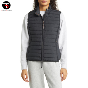 Muestra gratis al por mayor de algodón personalizado Sexy sin mangas de las mujeres chalecos y chalecos Top diseño transpirable - Product Image 2