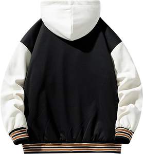 Chaqueta Varsity de Lana y Forro Polar al por Mayor, Tallas Grandes, con Logotipo Personalizado, Transpirable, con Capucha, Ropa Deportiva para Jugadores de Béisbol y Sóftbol, para Hombre - Product Image 5