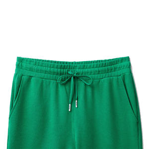 Fabriqué en usine hommes 300 GSM polaire Jogging pantalons de survêtement vert uni Style décontracté pantalon bas quantité minimale de commande à vendre - Product Image 5