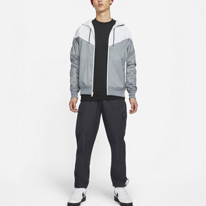 Meilleures vestes coupe-vent de couleur personnalisée pour hommes col à capuche fermeture éclair et poches vêtements d'hiver décontractés avec logo avant à bas prix - Product Image 3