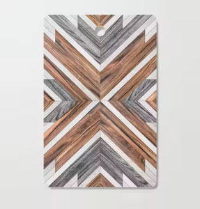 Bloques de cortar de madera redondos ecológicos de gran venta, productos esenciales de cocina impresos decorativos - Product Image 3