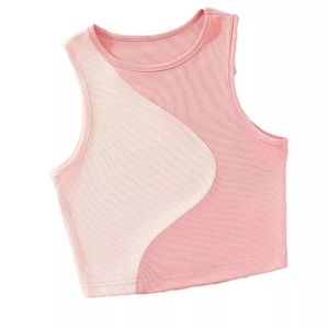 เสื้อกล้ามถักสำหรับผู้หญิง ระบายอากาศได้ดี เป็นมิตรกับสิ่งแวดล้อม ผ้าฝ้าย 100% ไร้ตะเข็บ ยืดหยุ่น ดีไซน์ลำลอง สไตล์สตรีทแวร์ โลโก้ด้านหน้าปรับแต่งได้ - Product Image 6