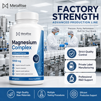 Capsules de Vitamines Complexes au Magnésium Marque Blanche OEM – Favorise la Santé Musculaire, Osseuse et Articulaire, la Récupération Physique pour Adultes