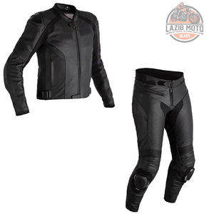 Combinaison de moto en cuir véritable perforée respirante personnalisée pantalon de veste de course coupe-vent imperméable pour motards de rue Cafe Racer - Product Image 2