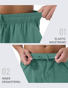 กางเกงขาสั้นออกกำลังกายสำหรับผู้ชายกางเกงขาสั้นออกกำลังกายสำหรับฤดูร้อนดีไซน์สตรีท - Product Image 4