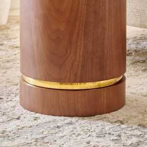 Mesa de cóctel de estilo minimalista nórdico moderno, mesa de centro de madera de alta calidad para sala de estar, diseño Art Deco para Diwali - Product Image 3