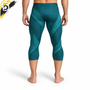 Leggings Capri pour Hommes de Haute Qualité, Compression Respirante, Matière Douce et Extensible, Ajustement Sûr, Confort et Mobilité pour l'Entraînement Quotidien - Product Image 3