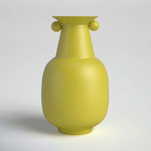 Vase en céramique vert mat avec poignée, vase à fleurs décoratif moderne pour la décoration d'étagères et les séances photo - Product Image 4