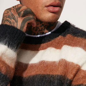 Suéter de Mohair para Hombre de la Mejor Calidad, Transpirable, Duradero, Precio al por Mayor, Suéteres Casuales de Mohair para Hombre - Product Image 5